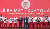 Công an Hà Nội FC xuất quân, quyết tâm lọt tốp đầu V-League 2023