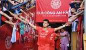 Khoảnh khắc đẹp ngày Công an Hà Nội đăng quang V-League
