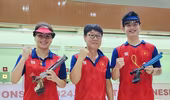 Hai xạ thủ Việt Nam hợp sức "giật vàng" châu Á