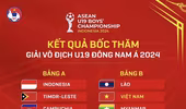 Việt Nam sớm phải quyết đấu Australia ở giải U19 Đông Nam Á