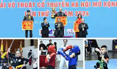 Giải võ thuật cổ truyền Hà Nội mở rộng năm 2024 kết thúc tốt đẹp