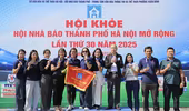 An ninh Thủ đô giành 6 huy chương Hội khỏe Hội Nhà báo thành phố Hà Nội 2025