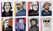 "Đây là", bộ sách kể chuyện 8 danh họa thế giới