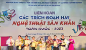  Trao 54 HCV và nhiều giải thưởng tại Liên hoan trích đoạn hay sân khấu toàn quốc 2023
