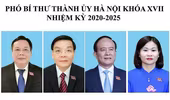 Hà Nội: Phân công nhiệm vụ cụ thể 4 Phó Bí thư và các Ủy viên Thường vụ Thành ủy 
