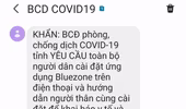 Đề nghị người dùng smartphone cài đặt Bluezone để chống Covid-19