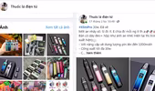 Công khai bán thuốc lá điện tử trên mạng xã hội