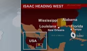 Bão nhiệt đới Isaac đổ bộ vào Mỹ