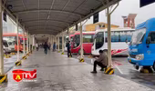 Các bến xe khách vắng vẻ trong những ngày cận Tết Nguyên đán