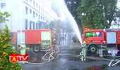 Diễn tập phương án chữa cháy tại Bệnh viện Hữu nghị Việt Xô