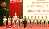 Gần 6.000 cán bộ, chiến sĩ CATP Hà Nội thăng cấp bậc hàm năm 2022