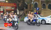 CSGT Hà Nội ra quân đảm bảo TTATGT dịp Tết 