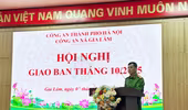 Xây dựng phong trào thi đua 'Ba nhất' lan tỏa trong toàn thể cán bộ chiến sỹ Công an xã Gia Lâm