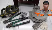 Bắt gã trộm chuyên “ăn” cáp viễn thông