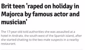 Cô gái 17 tuổi người Anh tố bị 2 nghệ sĩ Việt Nam cưỡng hiếp ở Tây Ban Nha