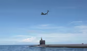 [VIDEO] C-17 tiếp tế cho siêu tàu ngầm hạt nhân Ohio trên biển 