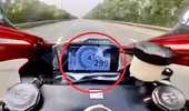 Đã xác định được tài xế điều khiển xe mô tô với vận tốc 299km/h