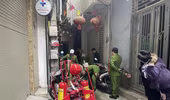 Xe máy chữa cháy lưu động tiếp cận nhanh đám cháy nằm trong ngõ nhỏ