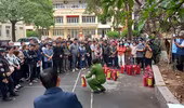 Gần 800 người được trang bị kỹ năng và huấn luyện nghiệp vụ phòng cháy, thoát nạn