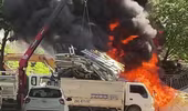 Nhiều ô tô, xe máy hư hỏng trong đám cháy phế liệu
