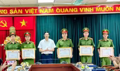Khen thưởng 11 cá nhân có thành tích đột xuất trong đấu tranh với tội phạm