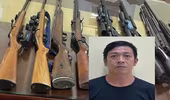 Phát hiện đối tượng cất giấu trong nhà 9 khẩu súng quân dụng
