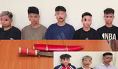 Công an xã Thiên Lộc xử lý nhóm thanh, thiếu niên mang theo dao kiếm gây rối trật tự công cộng