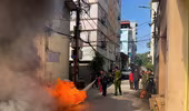 Huấn luyện phòng cháy, cứu nạn cho các cơ sở kinh doanh ở phường Hồng Hà