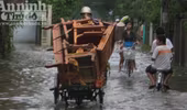 Huế: Mưa lớn, nhiều tuyến đường bị ngập