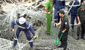 Sập sàn bê tông, 1 người chết, 3 người bị thương