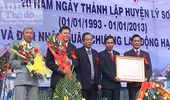 Kỷ niệm 20 năm thành lập huyện đảo Lý Sơn