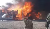 Trụ sở chính của 'Quân đoàn châu Phi' Nga tại Krasnodar bất ngờ bốc cháy