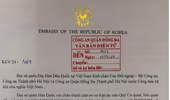 Đại sứ quán Hàn Quốc gửi thư cảm ơn Công an quận Đống Đa