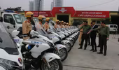 Trang cấp phương tiện, thiết bị kỹ thuật cho lực lượng Cảnh sát giao thông Công an Hà Nội