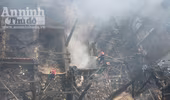 Toàn cảnh tan hoang sau vụ cháy nhìn từ trên cao