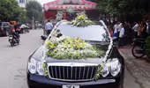 Choáng ngợp trước dàn xe "siêu sang" đón dâu ở Ninh Bình