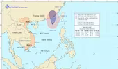 Tin mới nhất về bão số 1 trên biển Đông
