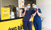 Cà phê Ông Bầu tiếp thêm năng lượng cho các y bác sĩ tuyến đầu chống dịch