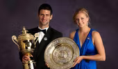 Djokovic, Kvitova được vinh danh