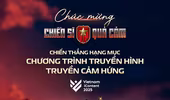 "Chiến sĩ quả cảm" được vinh danh “Chương trình truyền hình truyền cảm hứng” tại Vietnam iContent Awards 2025