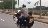 "Bốc đầu" xe máy, nam thanh niên bị phạt hơn 4 triệu đồng