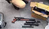 Cảnh sát 141 Hà Nội phát hiện nhiều phụ kiện súng, đạn