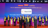 Sun Life Việt Nam vinh dự nhận “Giải thưởng Rồng Vàng” năm 2021