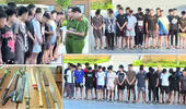 Triệu tập nhiều thanh, thiếu niên mang theo hung khí gây rối trật tự công cộng