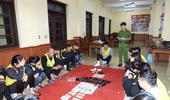 Công an tỉnh Ninh Bình triệt phá sới bạc, bắt giữ 21 đối tượng