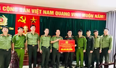 Công an Hà Nội trao tặng 600 triệu đồng ủng hộ nhân dân, Công an tỉnh Hà Tĩnh khắc phục thiệt hại mưa lũ