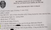 Không có chuyện xe ô tô vi phạm tốc độ 277 km/h ở Hà Tĩnh