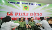 Công an Hà Nội phát động hành trình "Giọt máu nghĩa tình 2022" 