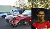 Siêu xe của Cristiano Ronaldo bị đâm nát đầu vẫn đắt giá