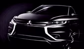 Mitsubishi Outlander PHEV Concept-S lộ “ảnh nóng” trước ngày ra mắt